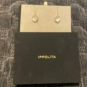 Ippolita 18K Rock Candy Medium Teardrop Earrings in Mother of Pearl